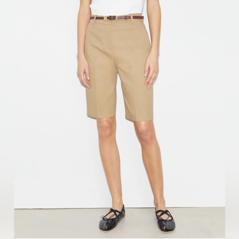 Tory Burch Khaki Tan Bermuda Shorts